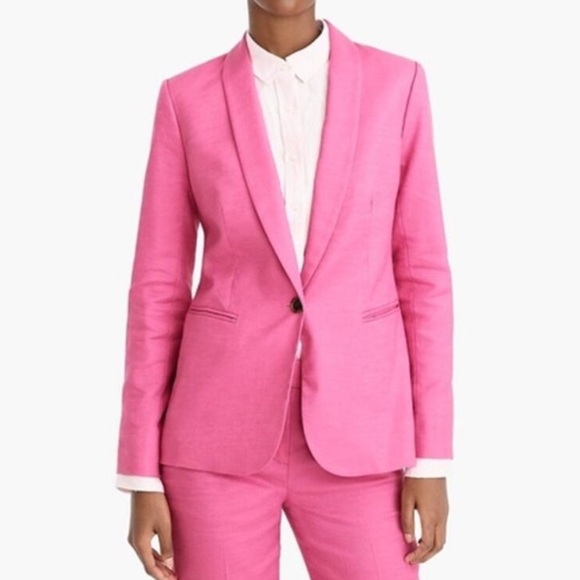 J. Crew Parke Pink Blazer - Picture 1 of 8